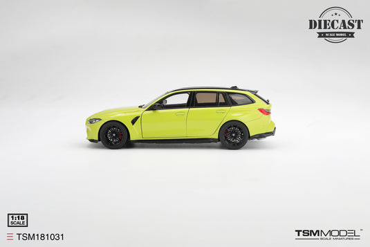 BMW M3 TOURING (G81) SAO PAULO YELLOW SOLID 2023 TSM Model 1:18