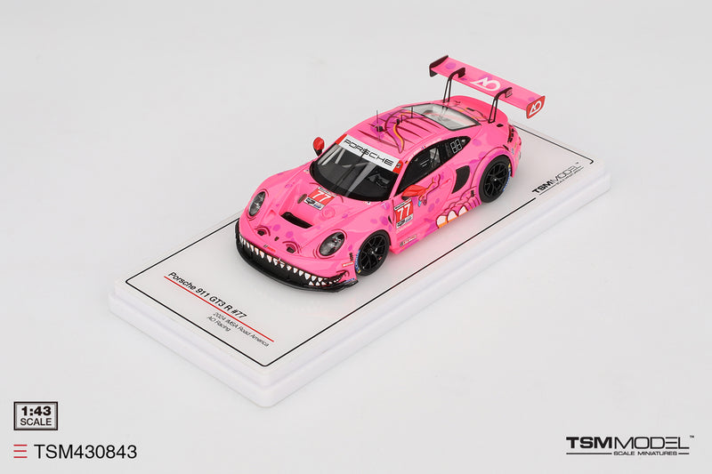 Load image into Gallery viewer, Porsche 911 (992) GT3 R #77 AO RACING ROAD AMERICA 2024 TSM Model 1:43
