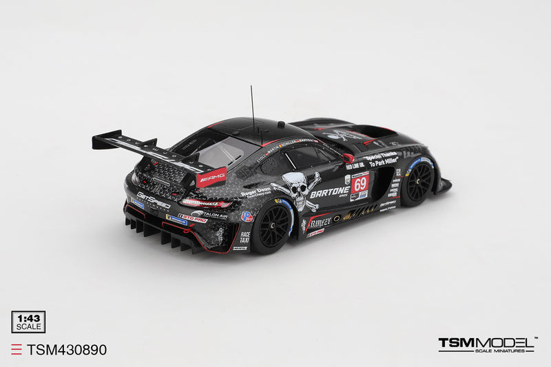 Laad de afbeelding in de Gallery-viewer, Mercedes AMG GT3 EVO #69 GETSPEED DAYTONA 24 UUR 2025 TSM Model 1:43
