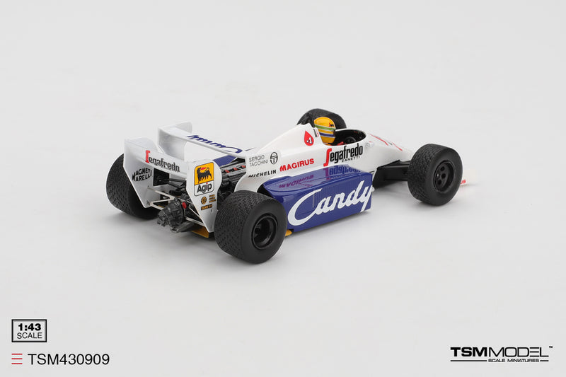 Laad de afbeelding in de Gallery-viewer, Toleman TG184 #19 AYRTON SENNA MONACO GRAND PRIX 2E PLAATS 1984 TSM Model 1:43
