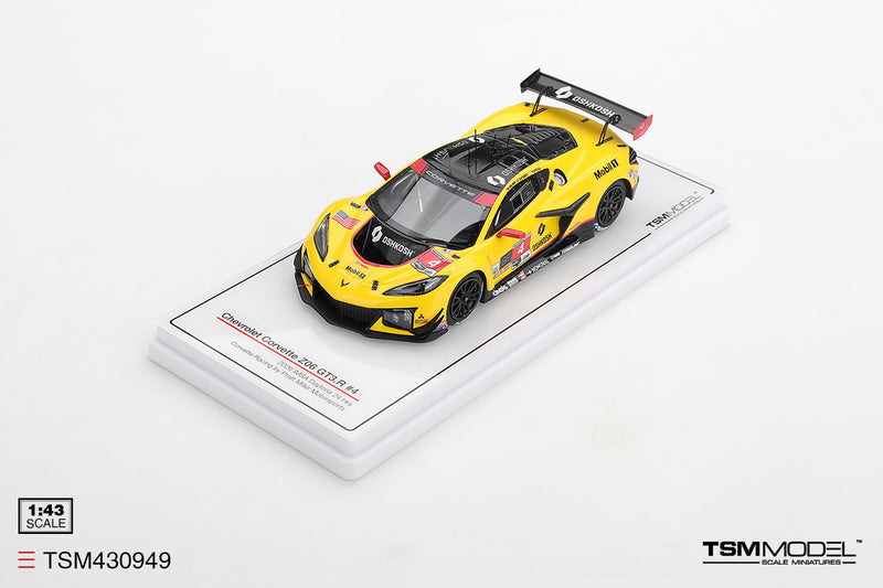 Chargez l'image dans la visionneuse de la galerie, CHEVROLET CORVETTE Z06 GT3.R #4 CORVETTE RACING BY PRATT MILLER MOTORSPORTS DAYTONA 24 HRS 2026 TSM Model 1:43
