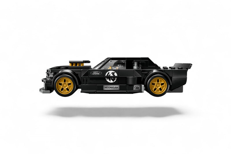 Load image into Gallery viewer, FORD MUSTANG HOONICORN V1 "KEN BMOCKS 1965" BLACK LEGO SPEED CHAMPIONS
