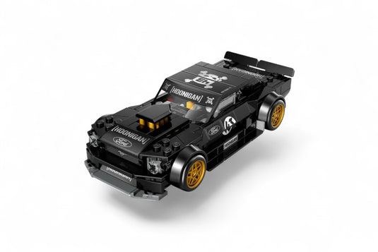 FORD MUSTANG HOONICORN V1 "KEN BMOCKS 1965" BLACK LEGO SPEED CHAMPIONS