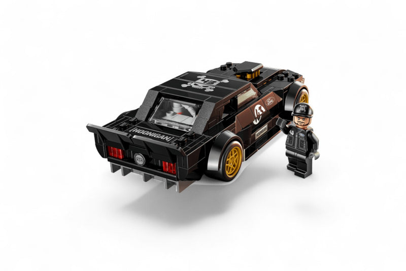 Load image into Gallery viewer, FORD MUSTANG HOONICORN V1 "KEN BMOCKS 1965" BLACK LEGO SPEED CHAMPIONS
