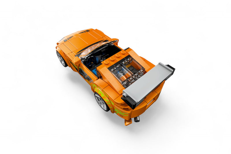 Load image into Gallery viewer, TOYOTA SUPRA MK4 ORANGE FAST&amp;FURIOUS LEGO SPEED CHAMPIONS
