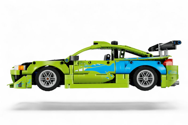 Laad de afbeelding in de Gallery-viewer, MITSUBISHI ECLIPSE GROEN FAST&amp;FURIOUS LEGO TECHNIC
