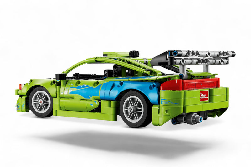 Laad de afbeelding in de Gallery-viewer, MITSUBISHI ECLIPSE GROEN FAST&amp;FURIOUS LEGO TECHNIC
