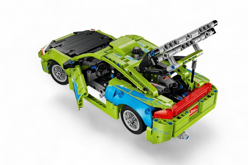Laad de afbeelding in de Gallery-viewer, MITSUBISHI ECLIPSE GROEN FAST&amp;FURIOUS LEGO TECHNIC
