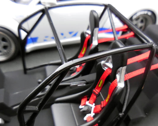 Porsche RWB 997 GT3 WHITE/BLUE IGNITION MODEL 1:18