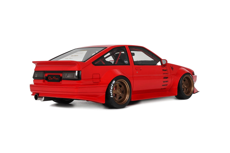 Chargez l'image dans la visionneuse de la galerie, TOYOTA AE86 SPRINTER TRUENO CARROSSERIE LARGE ROUGE 1986 OTTOmobile 1:18
