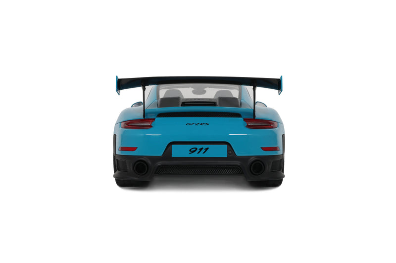Laad de afbeelding in de Gallery-viewer, PORSCHE 911 [991.2] GT2 RS MIAMI BLAUW 2018 GT SPIRIT 1:12
