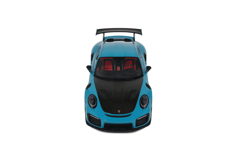 Laad de afbeelding in de Gallery-viewer, PORSCHE 911 [991.2] GT2 RS MIAMI BLAUW 2018 GT SPIRIT 1:12
