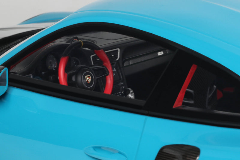 Laad de afbeelding in de Gallery-viewer, PORSCHE 911 [991.2] GT2 RS MIAMI BLAUW 2018 GT SPIRIT 1:12
