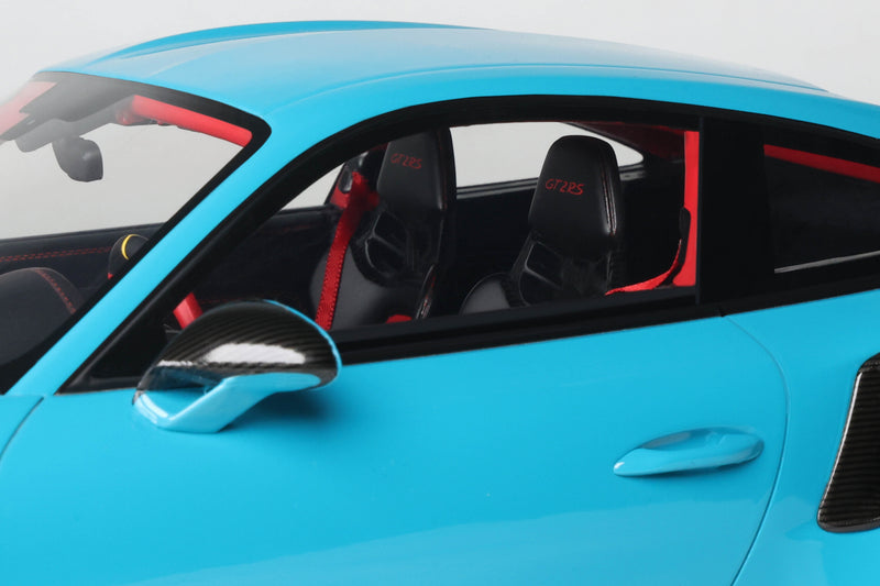 Laad de afbeelding in de Gallery-viewer, PORSCHE 911 [991.2] GT2 RS MIAMI BLAUW 2018 GT SPIRIT 1:12
