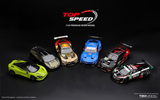 MCLAREN 750S LIME GREEN 2025 TOP SPEED 1:18