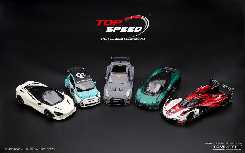 Load image into Gallery viewer, FIAT 595 ABARTH LB-WORKS X ABAS WORKS IZTK 2024 TOP SPEED 1:18
