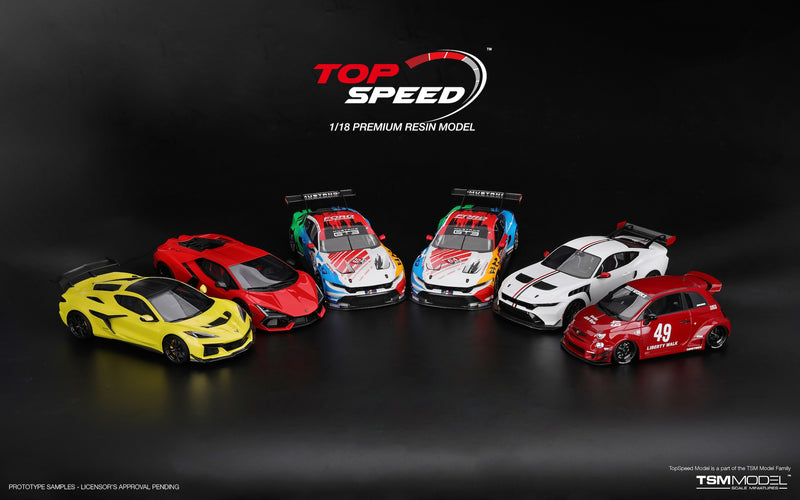 Load image into Gallery viewer, Chevrolet CORVETTE ZR1 ACCELERATE YELLOW 2025 TOP SPEED 1:18
