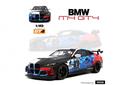 Bmw M4 GT4 WHITE/BLUE/RED/BLACK 2024 OTTOmobile 1:18