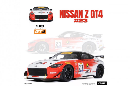 Nissan Z GT4 BLANC #23 2023 OTTOmobile 1:18