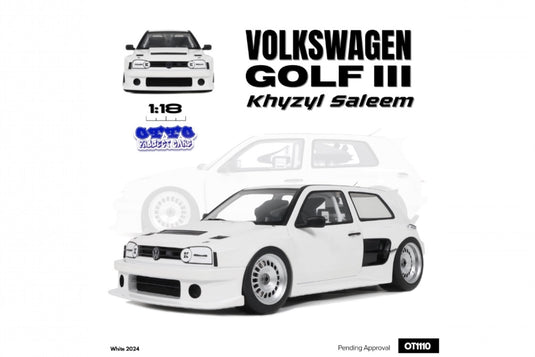 Volkswagen GOLF III KHYZYL SALEEM BLANC 2024 OTTOmobile 1:18