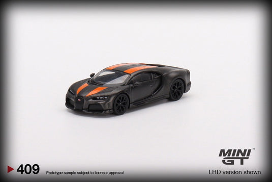 Bugatti CHIRON SUPER SPORT 300+ RECORD DU MONDE 304.773 mph MINI GT 1:64