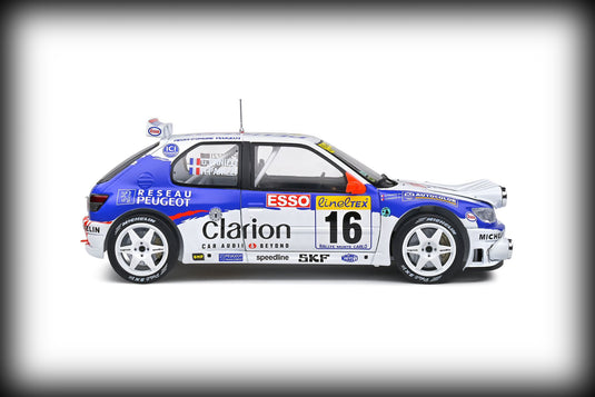 Peugeot 306 MAXI NACHTVERSIE RALLY MONTECARLO 1998 SOLIDO 1:18