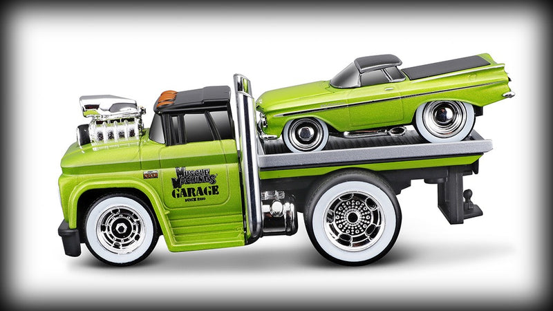 Chargez l&#39;image dans la visionneuse de la galerie, &lt;tc&gt;Chevrolet C60 FLATBED 1966 + Chevrolet EL CAMINO 1959 Nr.07 MAISTO 1:64&lt;/tc&gt;
