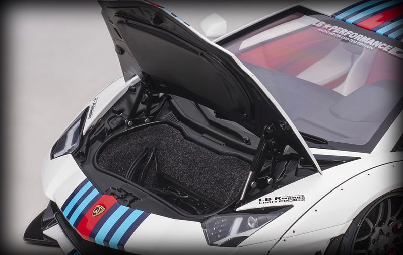 Chargez l&#39;image dans la visionneuse de la galerie, &lt;tc&gt;Lamborghini LIBERTY WALK LB-WORKS AVENTADOR (édition Martini) AUTOart 1:18&lt;/tc&gt;
