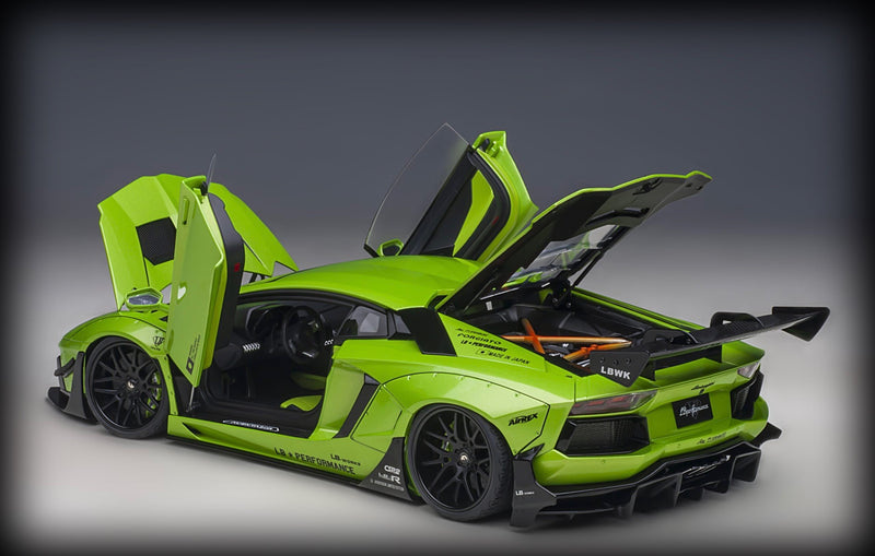 Laad de afbeelding in de Gallery-viewer, &lt;tc&gt;Lamborghini LIBERTY WALK LB-WORKS AVENTADOR AUTOart 1:18&lt;/tc&gt;
