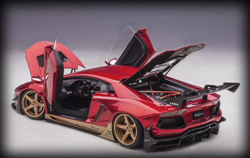 Chargez l&#39;image dans la visionneuse de la galerie, Lamborghini LIBERTY WALK LB-WORKS AVENTADOR AUTOart 1:18 (6811886518377)
