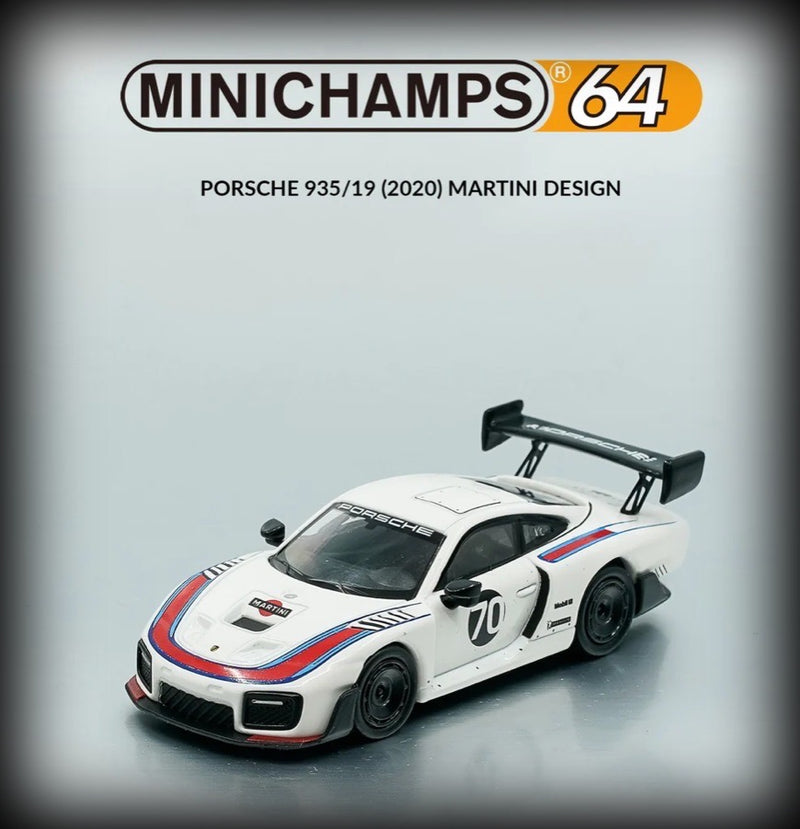 Laad de afbeelding in de Gallery-viewer, Porsche 935 Nr.70 Martini Racing MINICHAMPS 1:64
