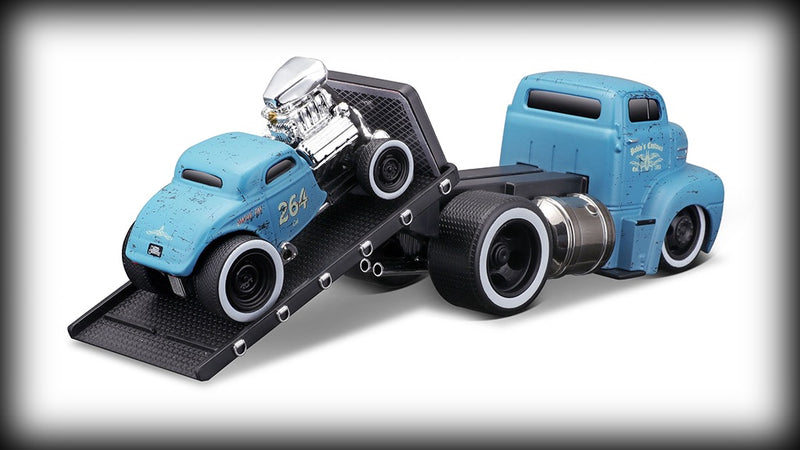 Load image into Gallery viewer, Ford COE 1950 + Ford 3W COUPE 1933 Nr.01 MAISTO 1:64 (6836478509161)
