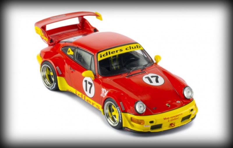Laad de afbeelding in de Gallery-viewer, Porsche RWB 964 IDLERS BASIS: 911 (964) Nr.17 IXO 1:43

