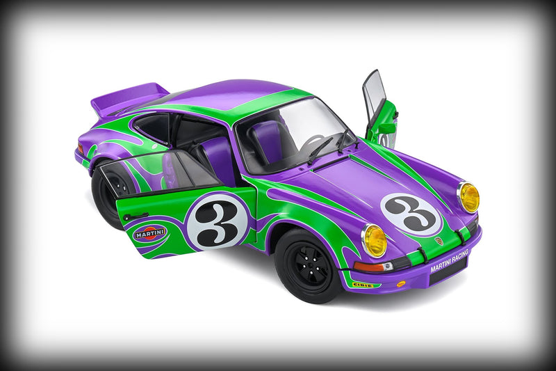 Chargez l&#39;image dans la visionneuse de la galerie, &lt;tc&gt;Porsche PURPLE HIPPY TRIBUTE 1973 SOLIDO 1:18&lt;/tc&gt;
