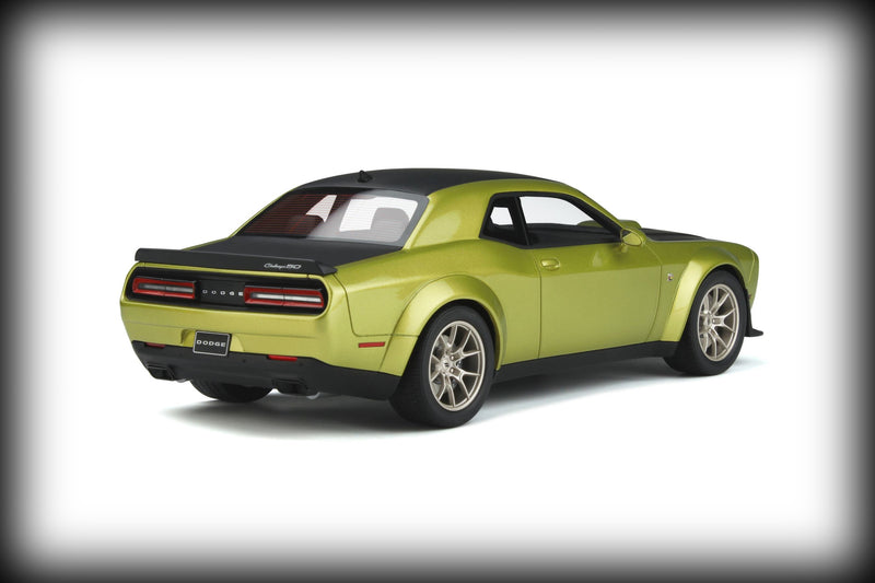 Chargez l&#39;image dans la visionneuse de la galerie, &lt;tc&gt;Dodge CHALLENGER R/T SCAT PACK WIDEBODY 50TH ANNIVERSARY GT SPIRIT 1:18&lt;/tc&gt;
