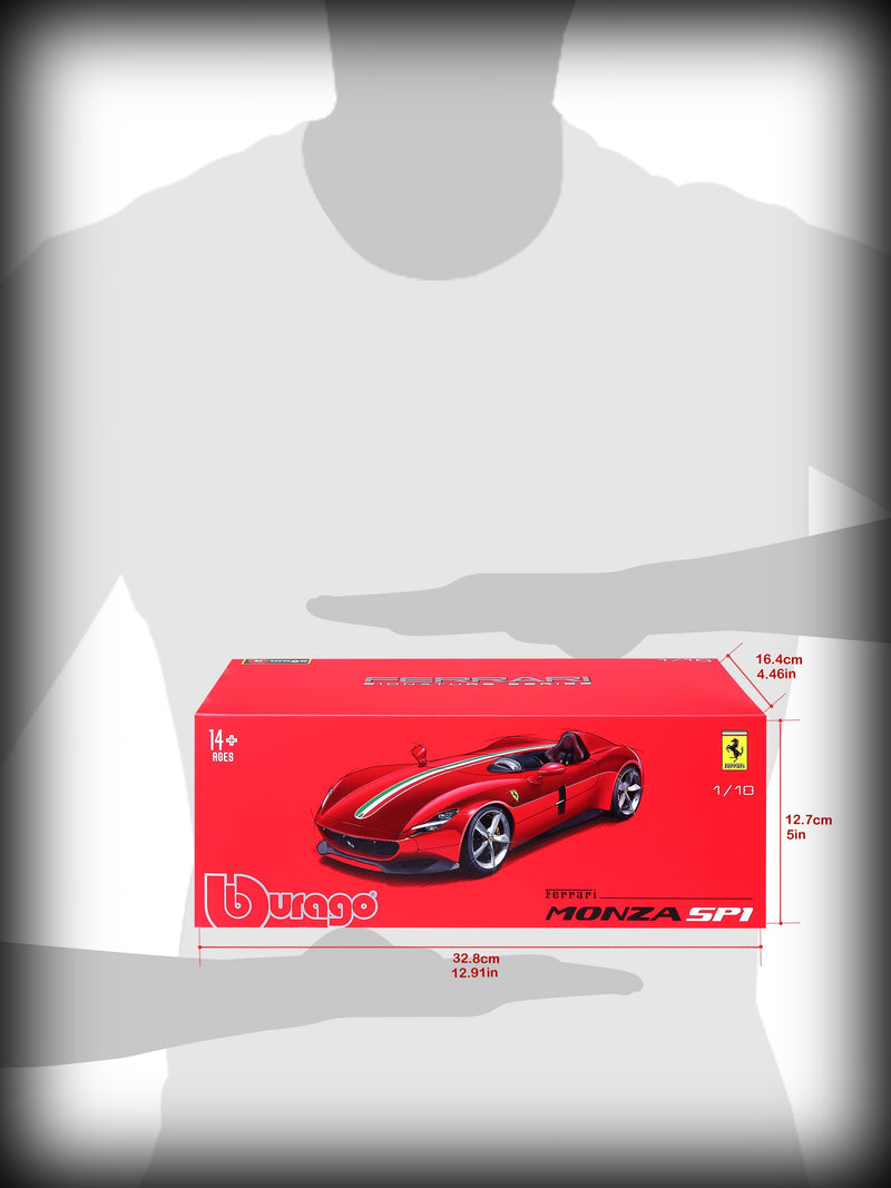 Chargez l&#39;image dans la visionneuse de la galerie, &lt;tc&gt;Ferrari Monza SP-1 Signature Series BBURAGO FERRARI 1:18&lt;/tc&gt;
