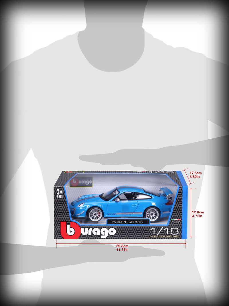 Load image into Gallery viewer, Porsche 911 GT3 RS 4.0 2012 BBURAGO 1:18

