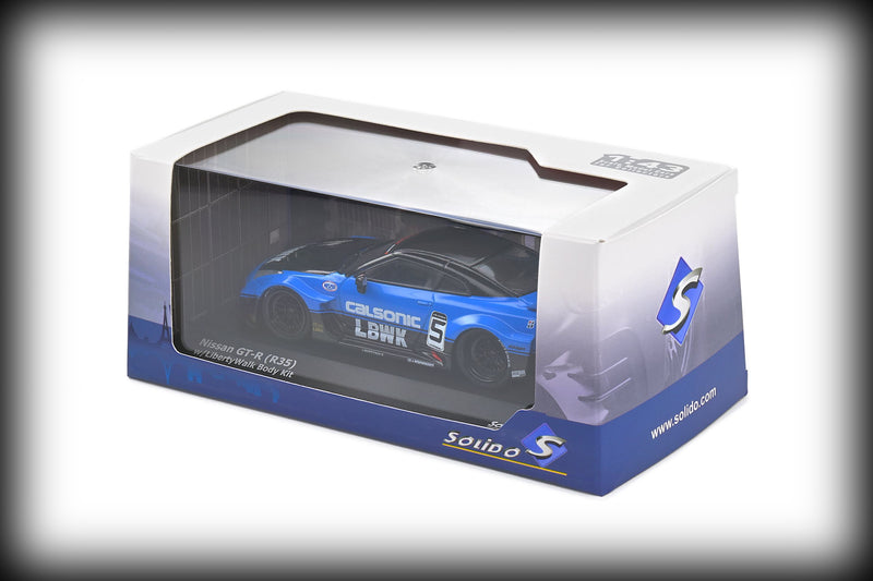 Load image into Gallery viewer, Nissan GT-R (R35) LB Silhouette Calsonic SOLIDO 1:43
