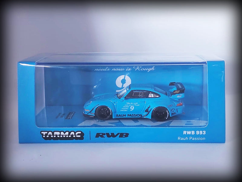 Chargez l&#39;image dans la visionneuse de la galerie, Porsche RWB 993 Nr.9 (Rauh passion) TARMAC WORKS 1:64
