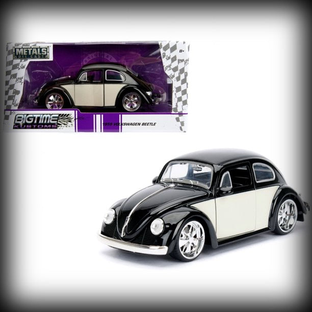 Chargez l&#39;image dans la visionneuse de la galerie, &lt;tc&gt;Vw COCCINELLE 1959 (Big Time Kustoms) JADA 1:24&lt;/tc&gt;
