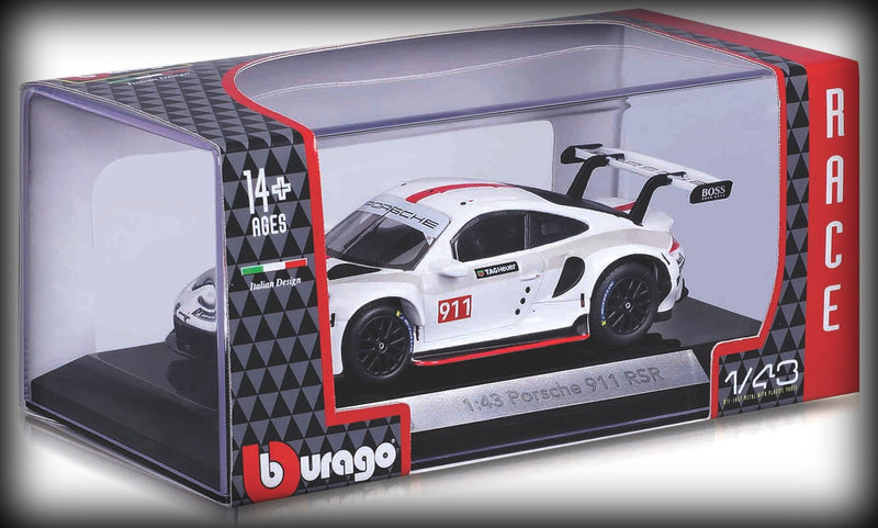 Laad de afbeelding in de Gallery-viewer, Porsche 911 RSR GT BBURAGO 1:43 (6801720115305)
