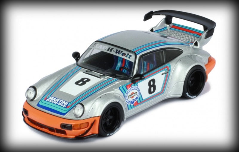 Laad de afbeelding in de Gallery-viewer, Porsche 911(964)RWB Ichiban Boshi Nr.8 Martini Design IXO 1:43

