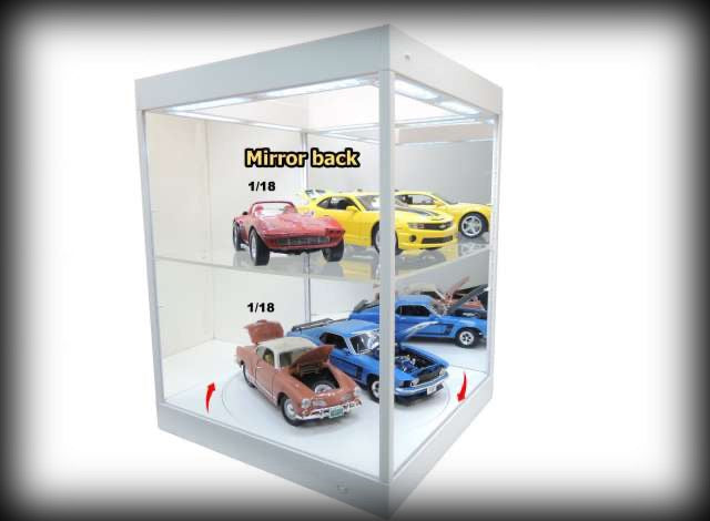 Display & Show cases TRIPLE9 COLLECTION (White / Mirror)