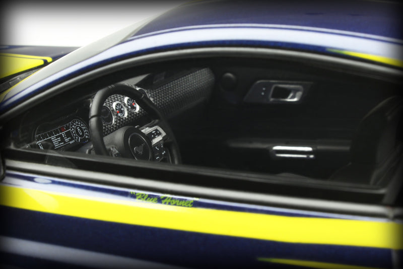 Chargez l&#39;image dans la visionneuse de la galerie, &lt;tc&gt;Ford MUSTANG SHELBY SUPER SNAKE BLUE HORNET 2021 GT SPIRIT 1:18&lt;/tc&gt;
