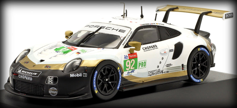 Chargez l&#39;image dans la visionneuse de la galerie, Porsche 911 (991) RSR Porsche GT TEAM Nr.92 2019 IXO 1:43 (6802175754345)
