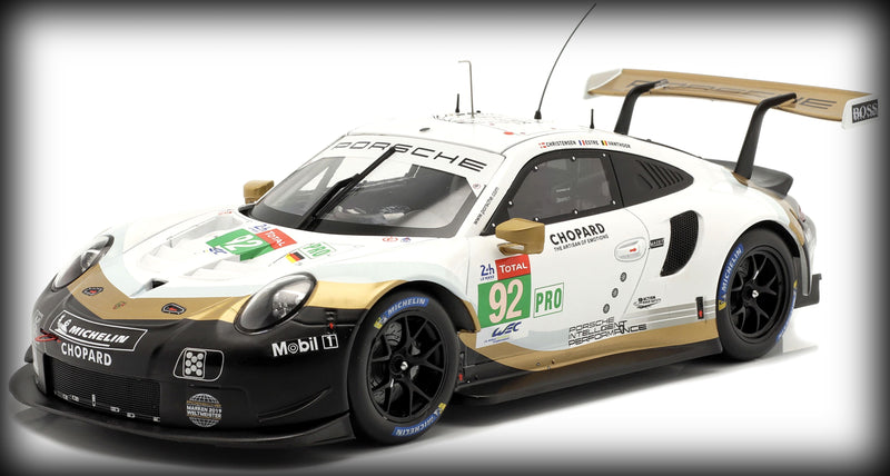 Chargez l&#39;image dans la visionneuse de la galerie, Porsche 911 (991) RSR Nr.92 2019 IXO 1:18 (6822966165609)
