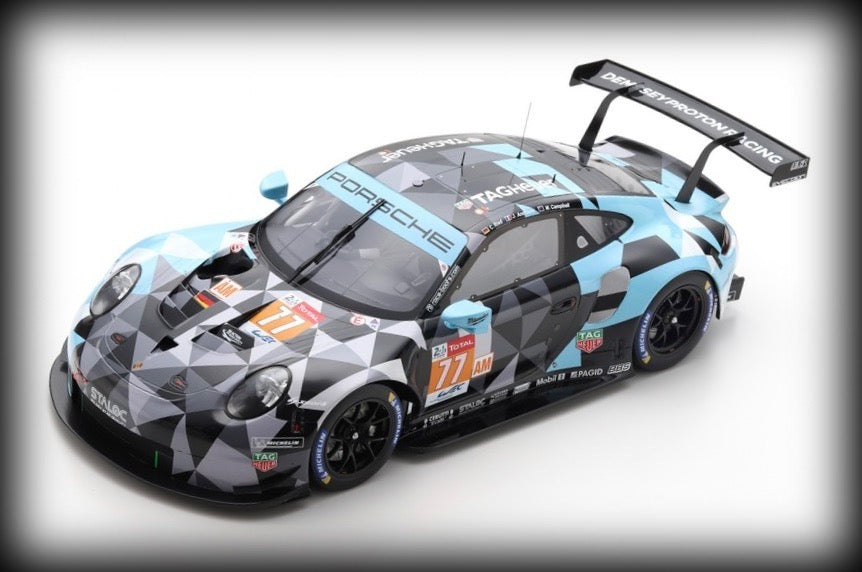 <tc>Porsche 911 RSR Nr.77 WINNER LMGTE AM CLASS 24H LE MANS 2018 SPARK 1:12</tc>