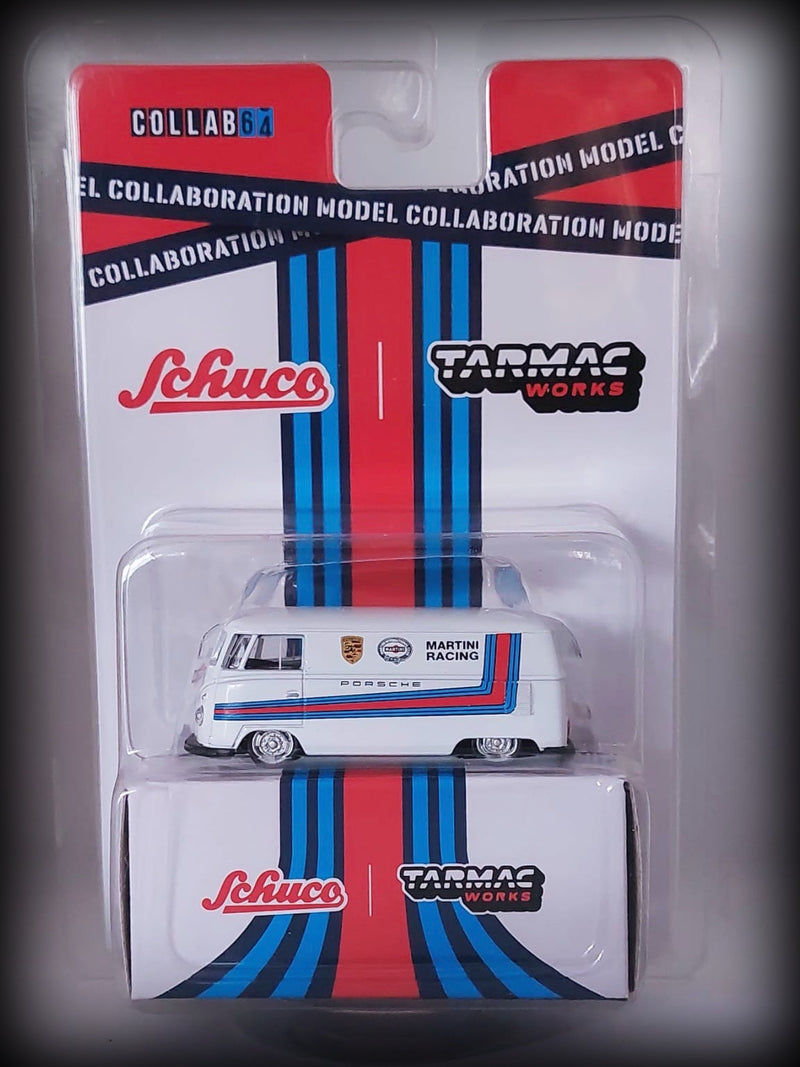 Chargez l&#39;image dans la visionneuse de la galerie, Volkswagen T1 Panel Van (Martini Racing) TARMAC WORKS 1:64
