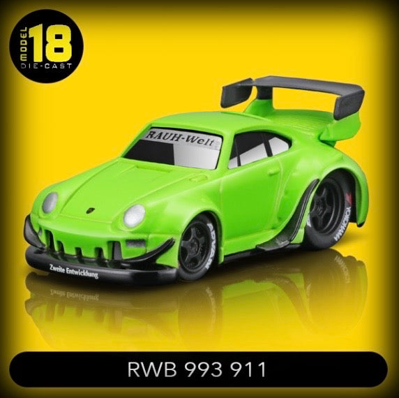 Laad de afbeelding in de Gallery-viewer, &lt;tc&gt;Porsche 911 933 (RWB) 1995 Nr.18 MAISTO 1:64&lt;/tc&gt;
