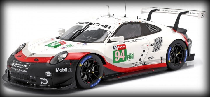 Laad de afbeelding in de Gallery-viewer, Porsche 911 (991) RSR Nr.94 2018 IXO 1:18 (6822953713769)
